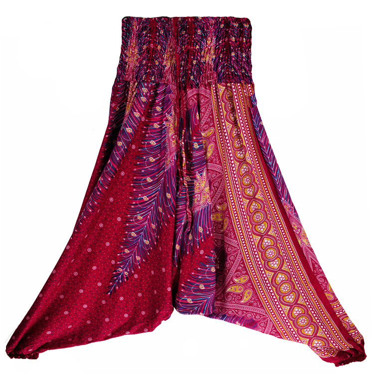 Boho Tribal Print Harem Pants