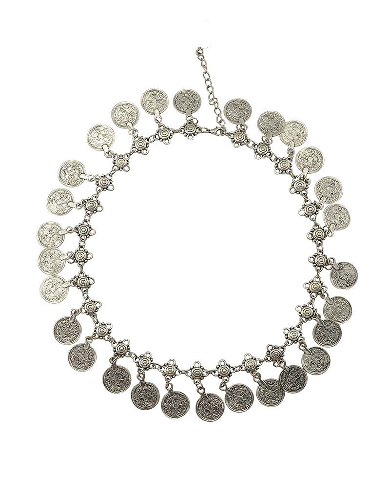 Luxe Vintage Alloy Statement Necklace – Vintage Boho Layered Chain