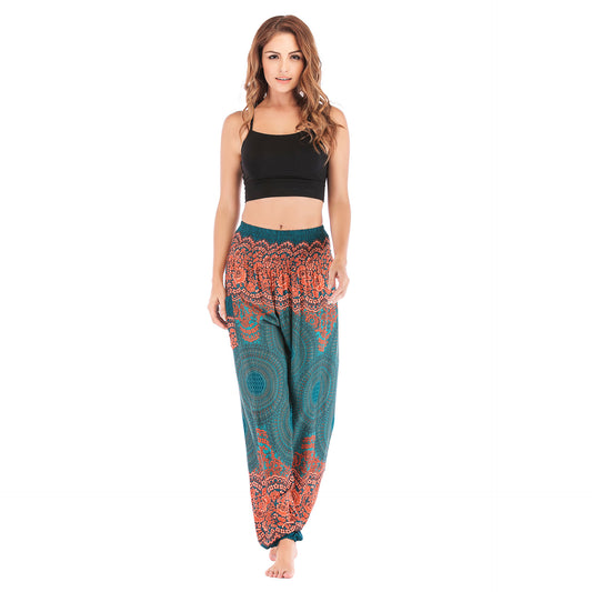 Boho Printed Harem Pants