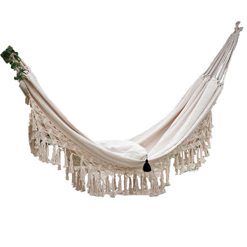 Boho Fringe Macrame Hammock