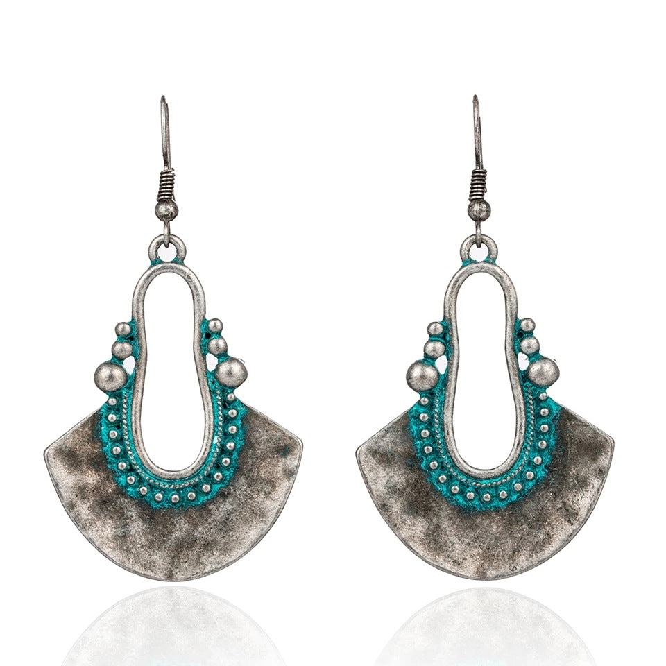 Vintage Boho Tribal Drop Earrings
