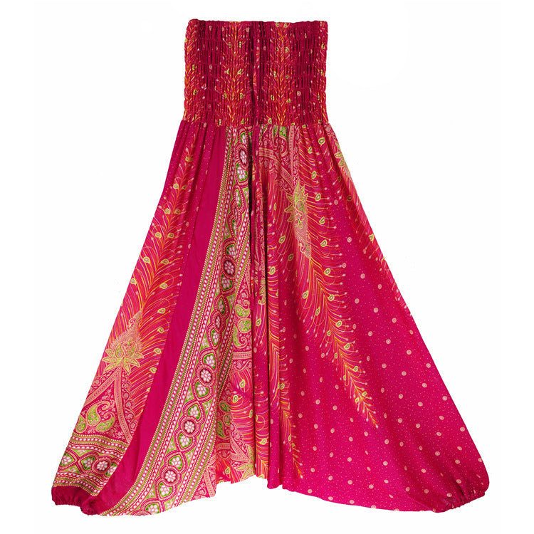 Boho Tribal Print Harem Pants