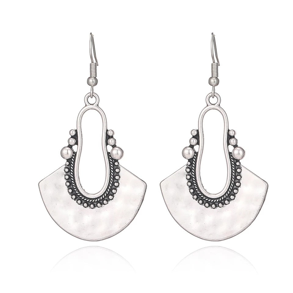 Vintage Boho Tribal Drop Earrings