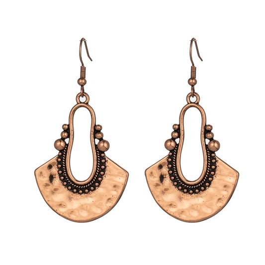 Vintage Boho Tribal Drop Earrings