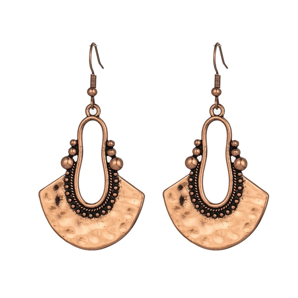 Vintage Boho Tribal Drop Earrings