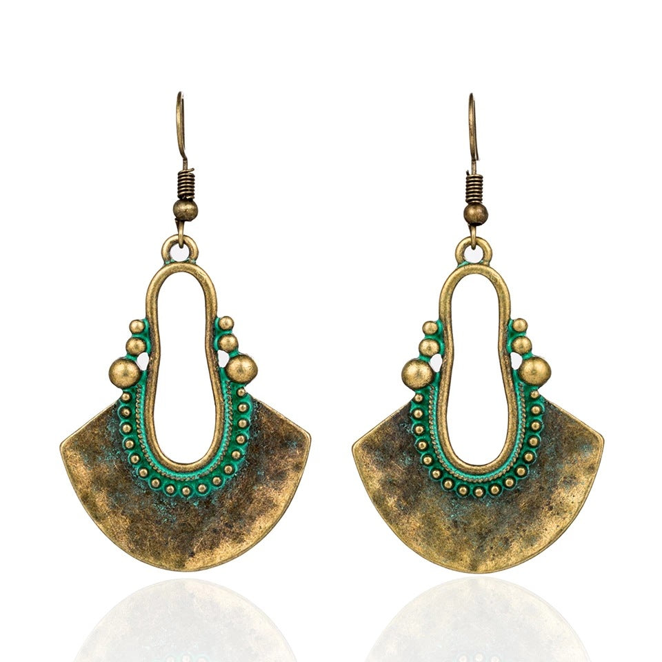 Vintage Boho Tribal Drop Earrings